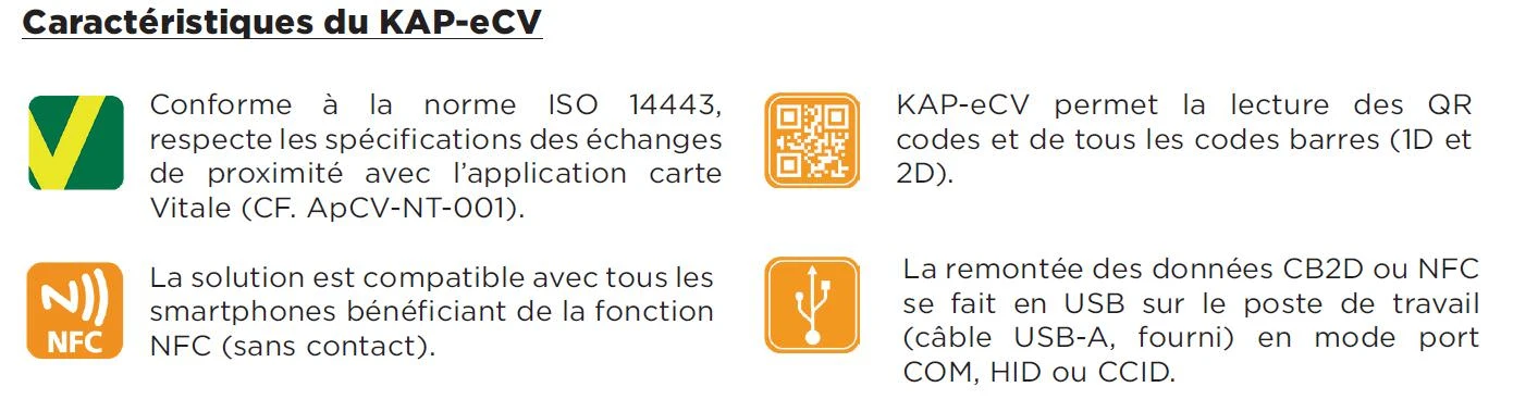 kap-Ecv caract&eacute;ristiques