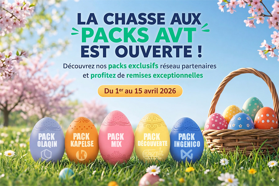 La Chasse aux Packs AVT est ouverte ! Du 1er au 15 avril 2026.